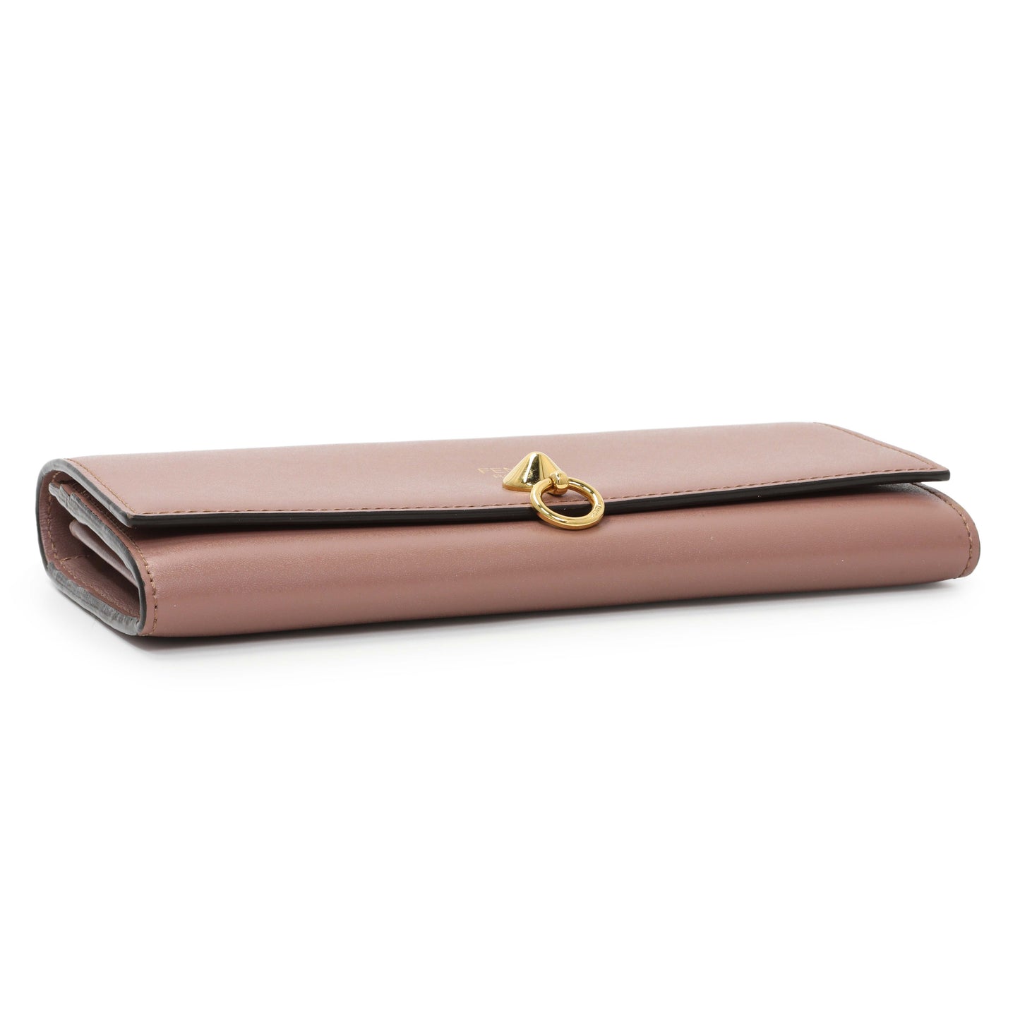 Exclusive Fendi English Rose Calfskin By The Way Chain Wallet — Back View