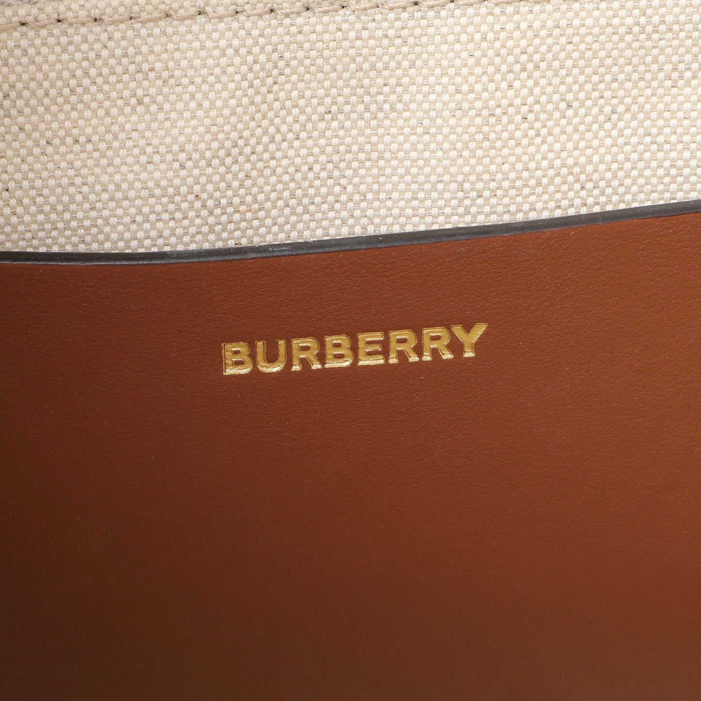 Exclusive Burberry Canvas Smooth Calfskin Freya Tote — Alternate View 9