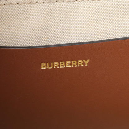 Exclusive Burberry Canvas Smooth Calfskin Freya Tote — Alternate View 9