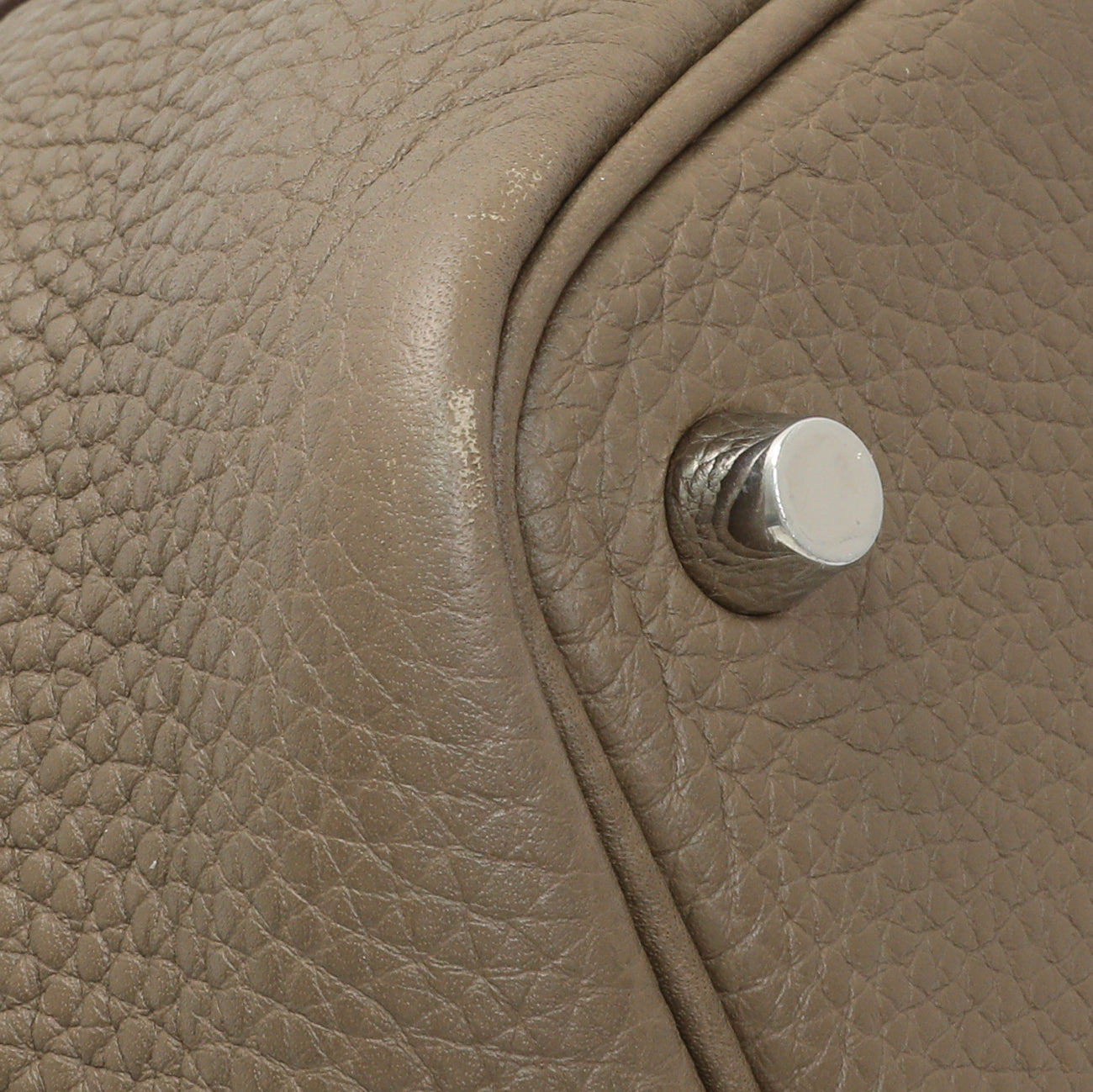 Exclusive Hermes Etoupe Clemence Picotin Lock 18 — Lifestyle View