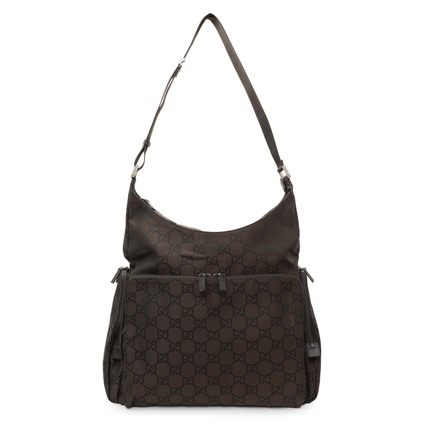 Exclusive Gucci GG Nylon Travel Bag — Front View