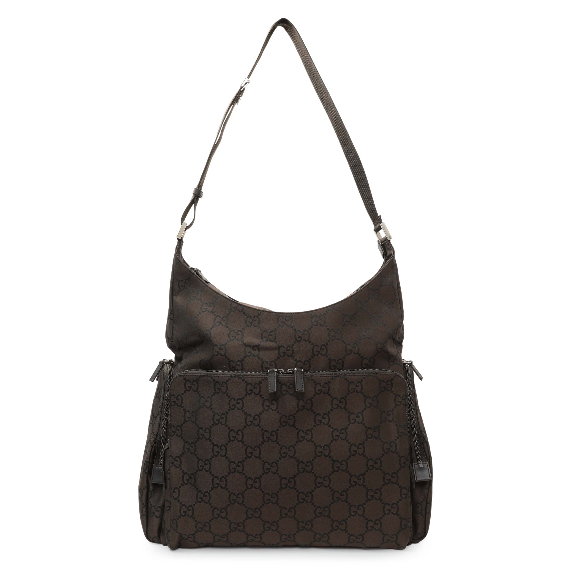 Exclusive Gucci GG Nylon Travel Bag — Front View
