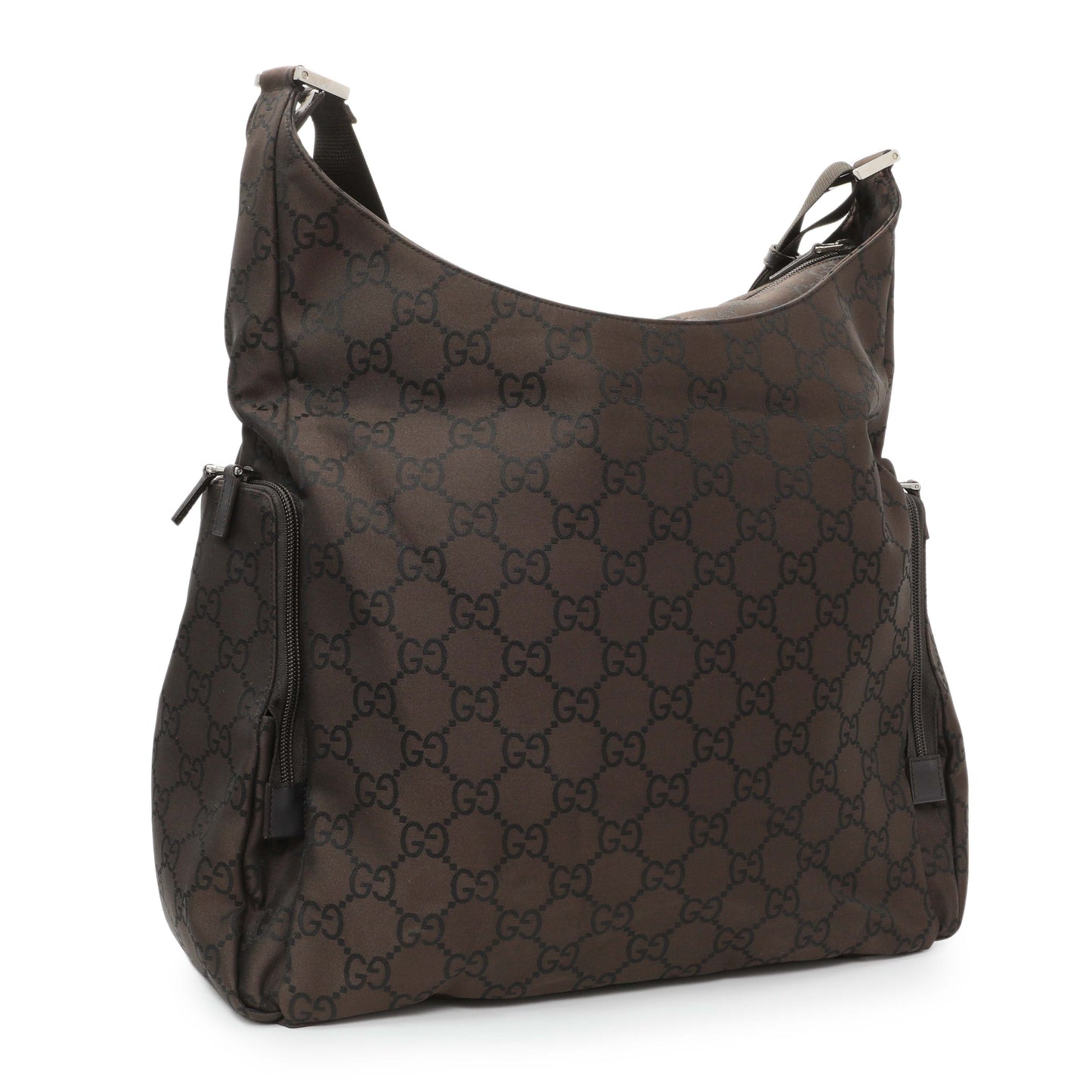 Exclusive Gucci GG Nylon Travel Bag — Side View