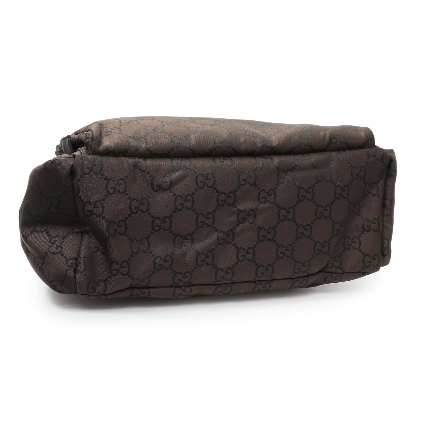Exclusive Gucci GG Nylon Travel Bag — Back View