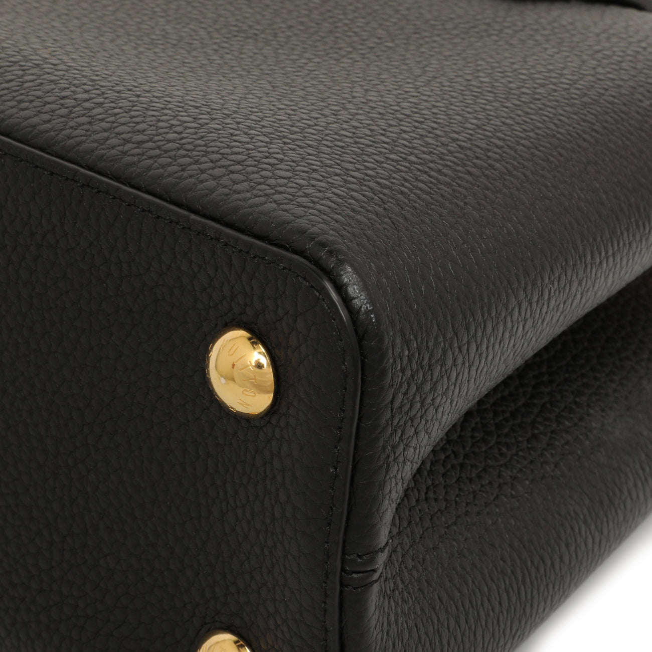 Exclusive Louis Vuitton Black Taurillon Flower Crown Capucines PM — Alternate View 7