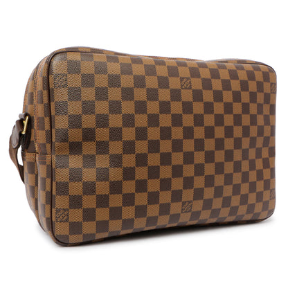 Exclusive Louis Vuitton Damier Ebene Reporter GM — Side View