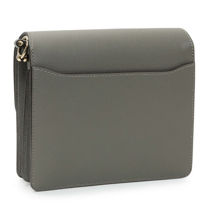 Exclusive Hermes Gris Meyer Evercolor Mini Roulis 18 — Side View