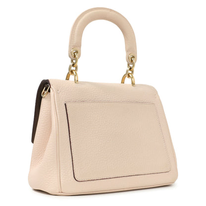 Exclusive Christian Dior Light Pink Bullcalf Mini Be Dior Flap — Side View