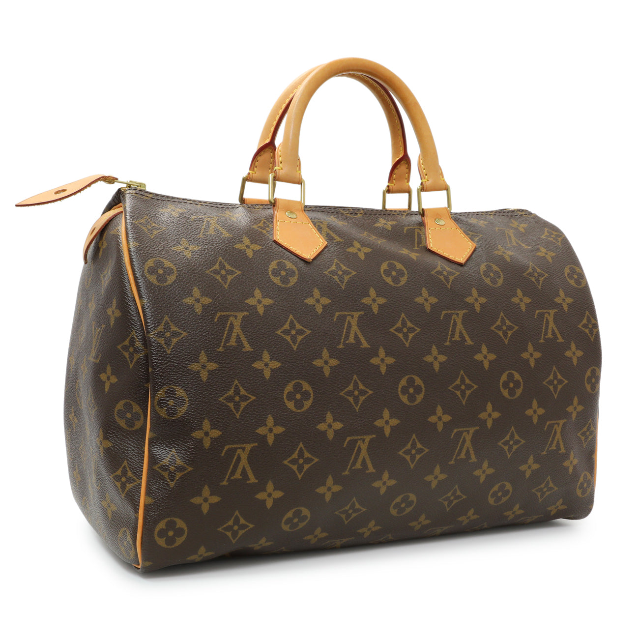 Exclusive Louis Vuitton Monogram Speedy 35 — Side View