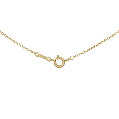 Exclusive Tiffany & Co. 18K Yellow Gold Paloma Picasso Graffiti X Pendant Necklace — Back View