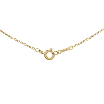 Exclusive Tiffany & Co. 18K Yellow Gold Paloma Picasso Graffiti X Pendant Necklace — Top View