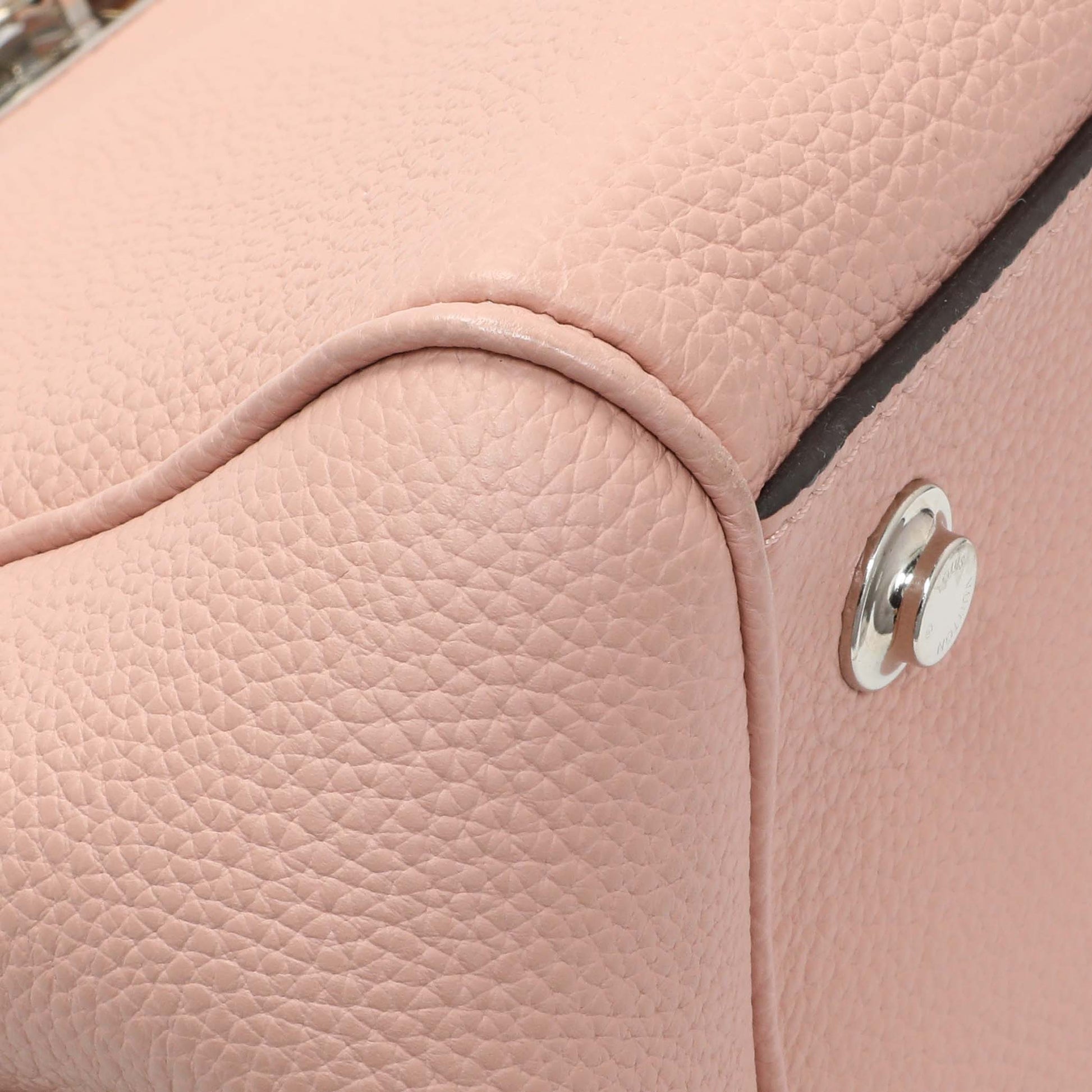 Exclusive Louis Vuitton Pink Milla PM — Top View
