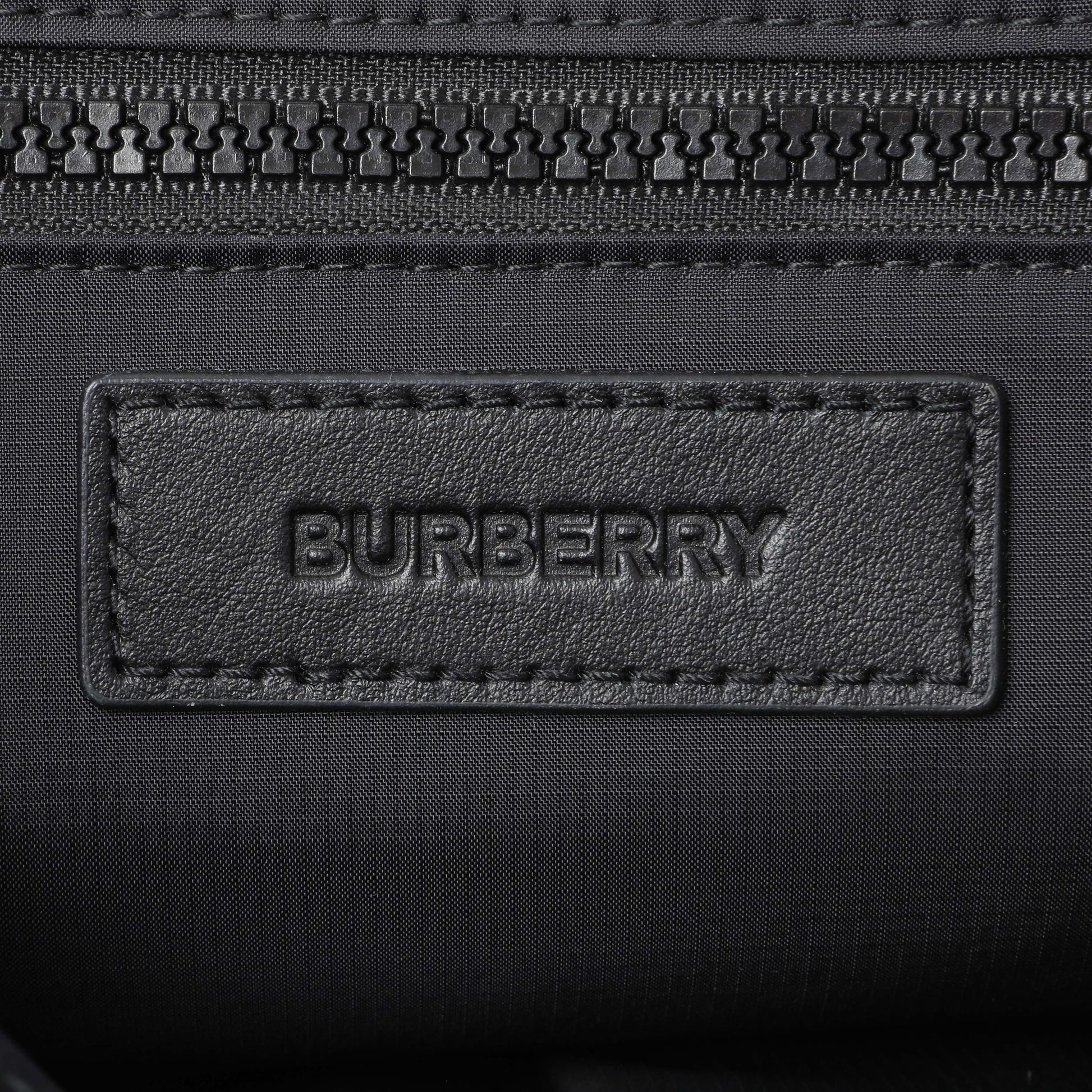 Exclusive Burberry Mixed Check-Print Dewey Backpack — Detail View