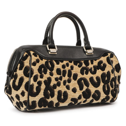 Exclusive Louis Vuitton Jacquard Velvet Leopard Print Stephen Sprouse Baby Bag — Side View
