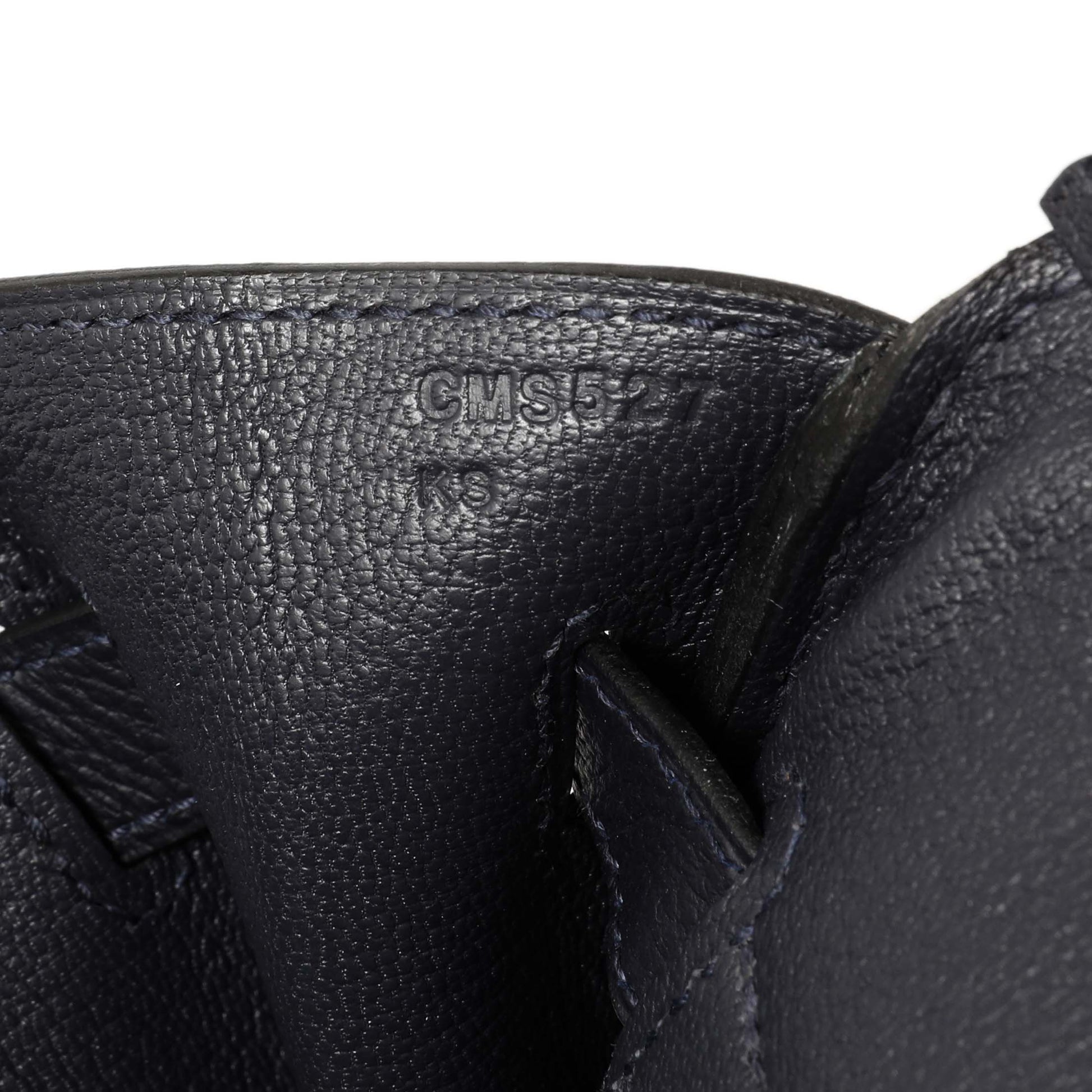 Exclusive Hermes Bleu Nuit Togo Birkin 30 — Lifestyle View