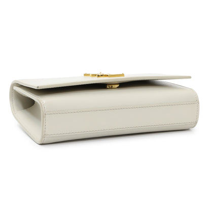 Exclusive Saint Laurent Ivory Calfskin Kate Belt Bag — Back View