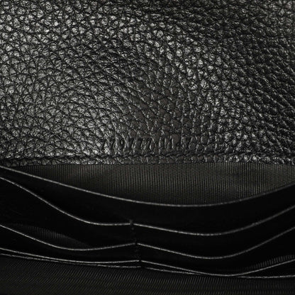 Exclusive Gucci Black Calfskin GG Marmont Chain Wallet — Lifestyle View