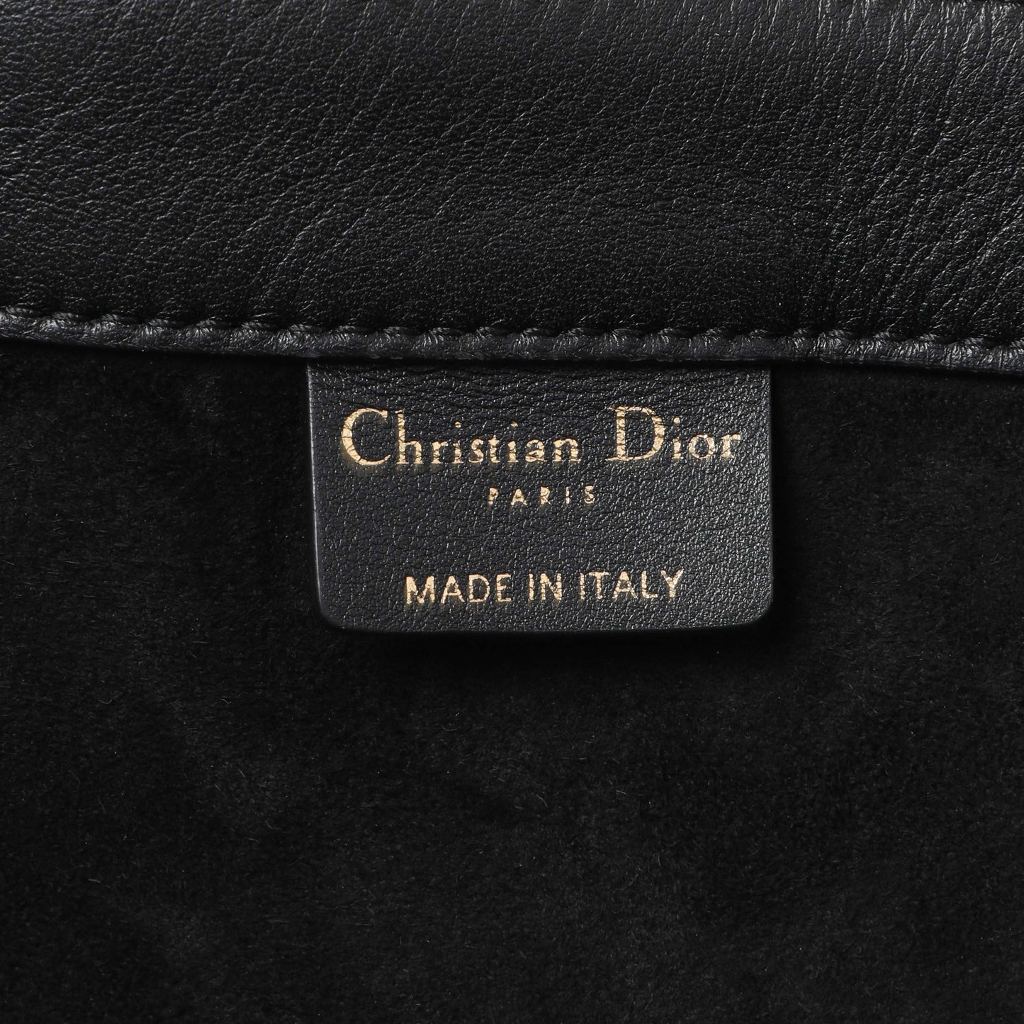 Exclusive Christian Dior Black Calfskin Embossed Medium Book Tote — Alternate View 9