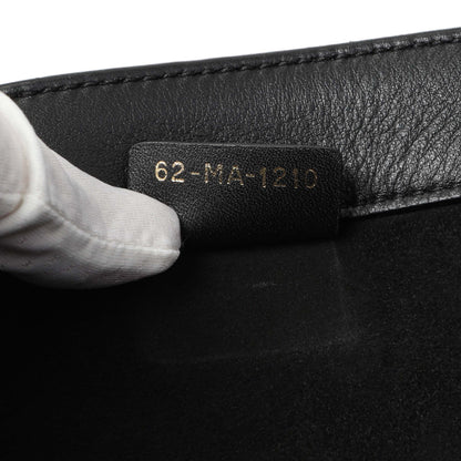Exclusive Christian Dior Black Calfskin Embossed Medium Book Tote — Alternate View 10