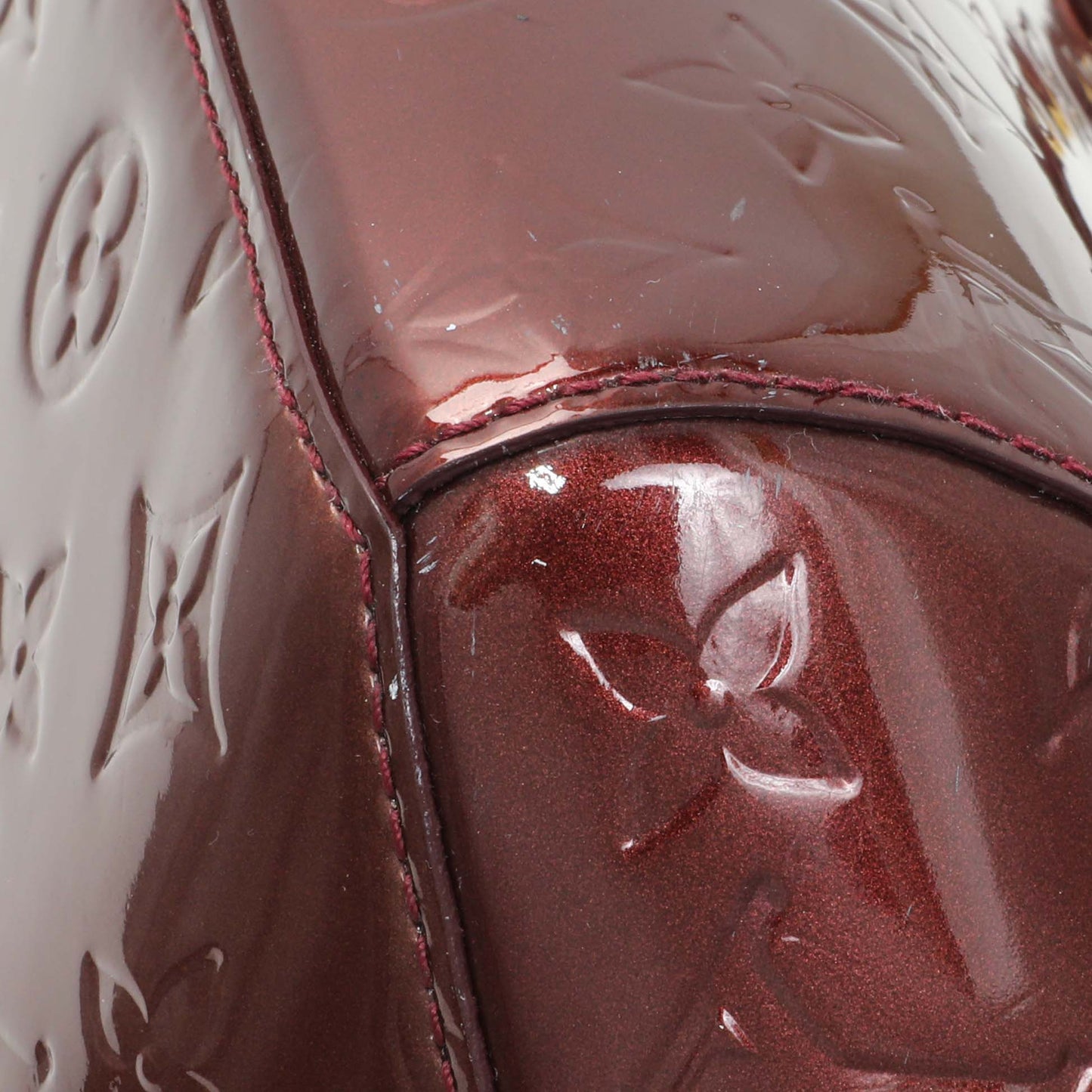 Exclusive Louis Vuitton Rouge Fauviste Monogram Vernis Sherwood PM — Alternate View 7
