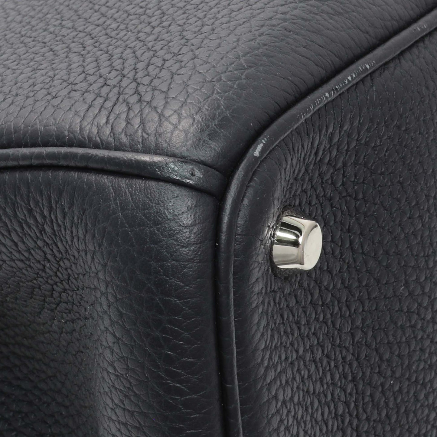Exclusive Christian Dior Navy Bullcalf Medium Diorissimo Tote — Lifestyle View