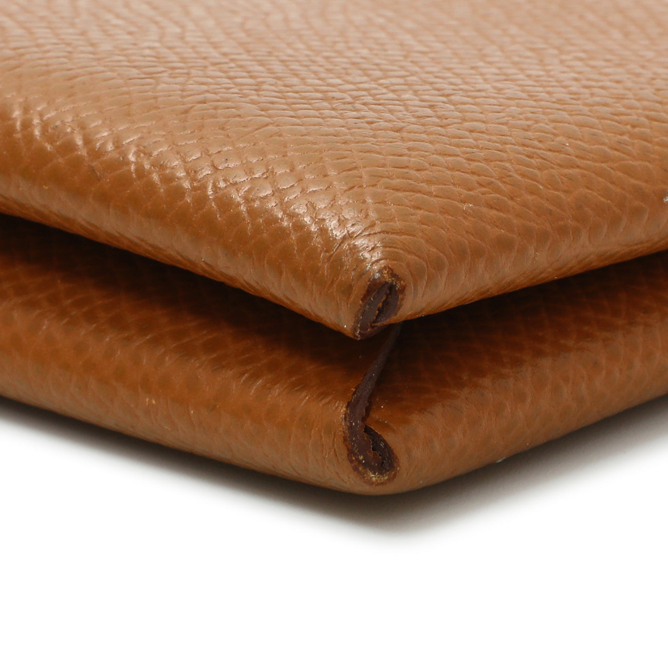 Exclusive Hermes Gold Epsom Calvi Card Case — Alternate View 7