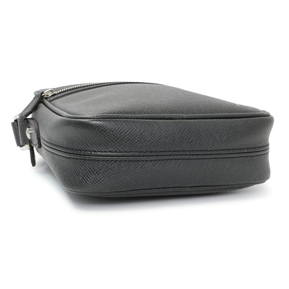 Exclusive Louis Vuitton Ardoise Taiga Dimitri Messenger — Back View