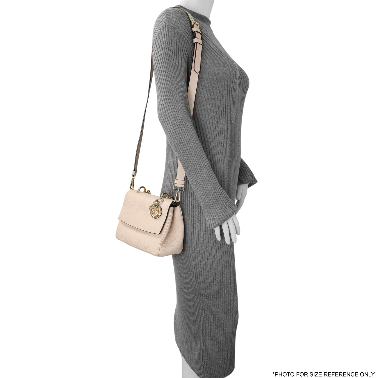 Exclusive Christian Dior Light Pink Bullcalf Mini Be Dior Flap — Alternate View 8