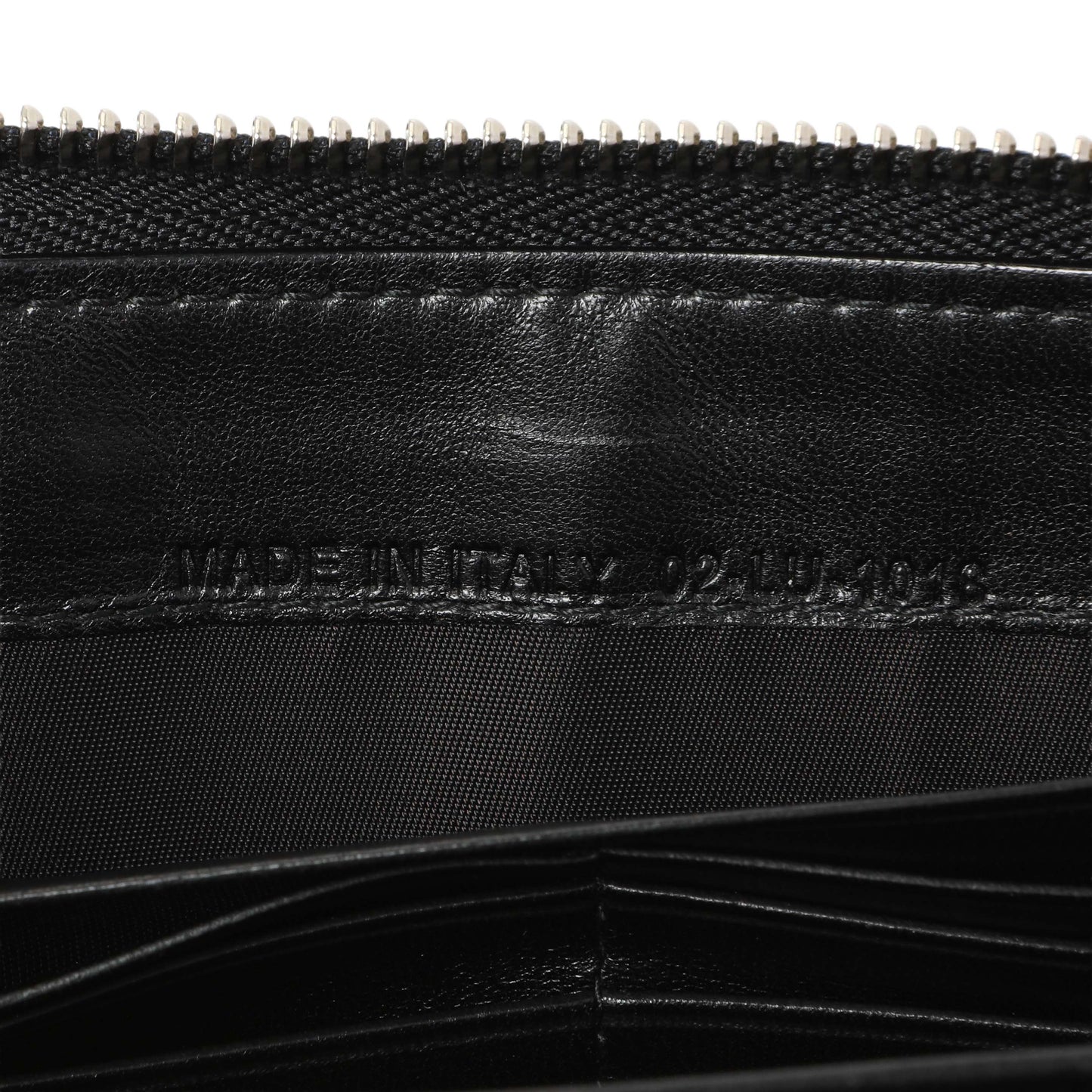 Exclusive Christian Dior Black Lambskin Cannage Lady Dior Zip Wallet — Alternate View 10