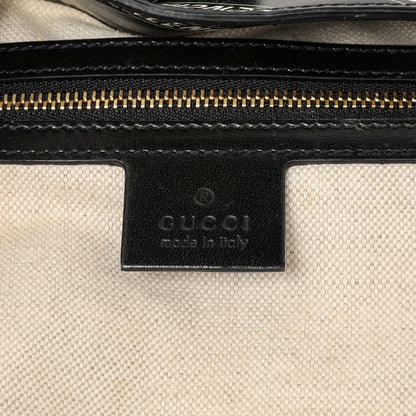 Exclusive Gucci X Balenciaga Black Calfskin Logo Print Medium Jackie 1961 Hobo — Alternate View 10