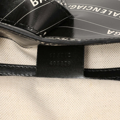 Exclusive Gucci X Balenciaga Black Calfskin Logo Print Medium Jackie 1961 Hobo — Alternate View 11