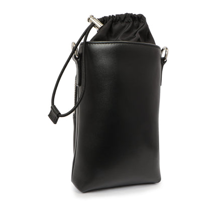 Exclusive Prada Black Calfskin Smartphone Case — Side View