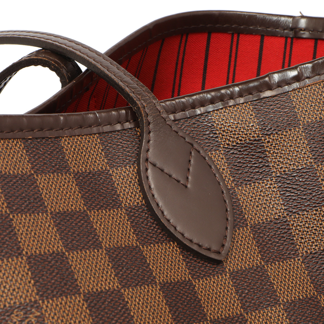 Exclusive Louis Vuitton Damier Ebene Neverfull MM — Alternate View 8
