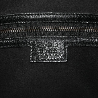 Exclusive Gucci Black Goatskin Medium Aphrodite Shoulder Bag — Detail View