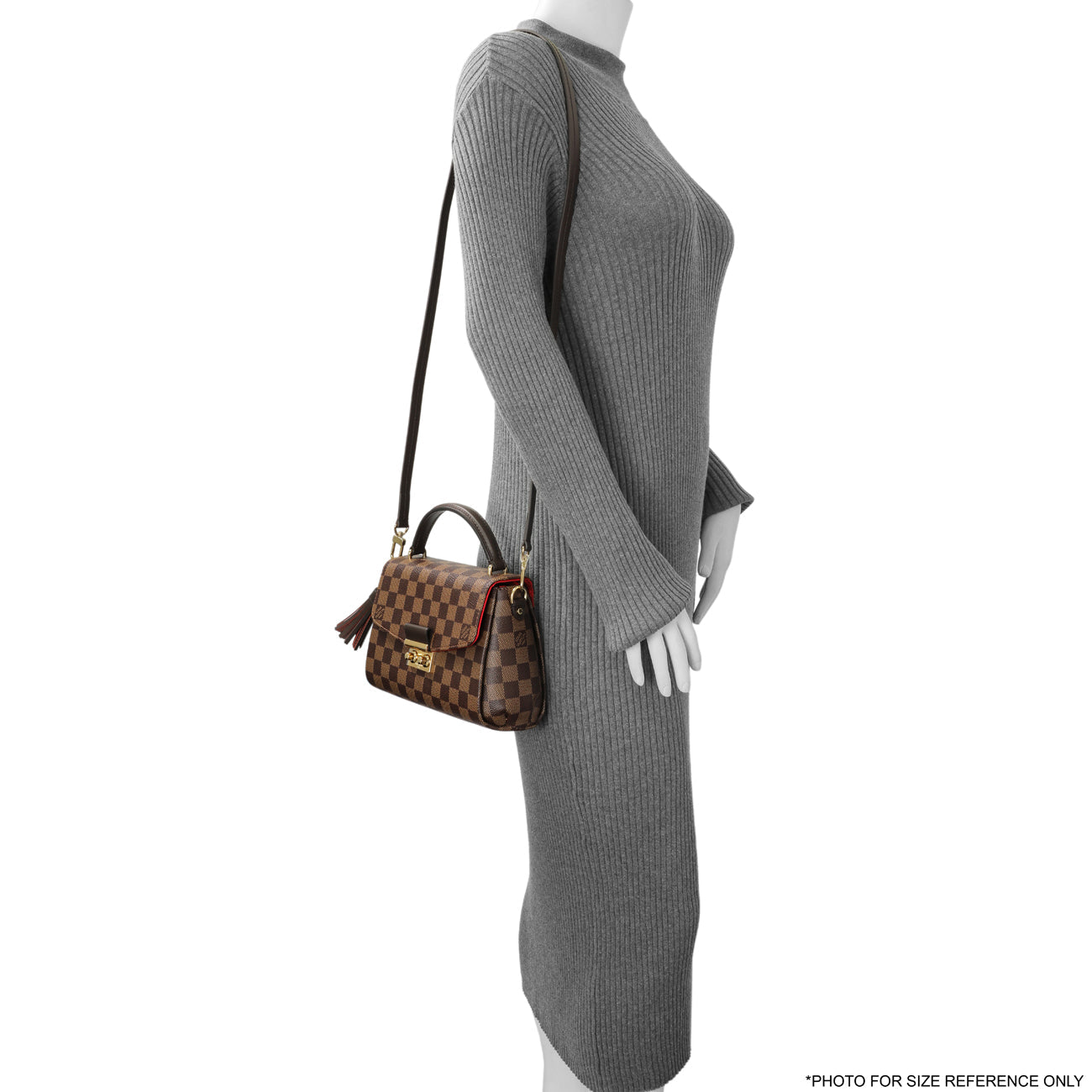 Exclusive Louis Vuitton Damier Ebene Croisette — Lifestyle View