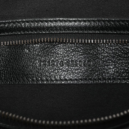 Exclusive Gucci Black Goatskin Medium Aphrodite Shoulder Bag — Lifestyle View