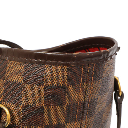 Exclusive Louis Vuitton Damier Ebene Neverfull MM — Alternate View 10