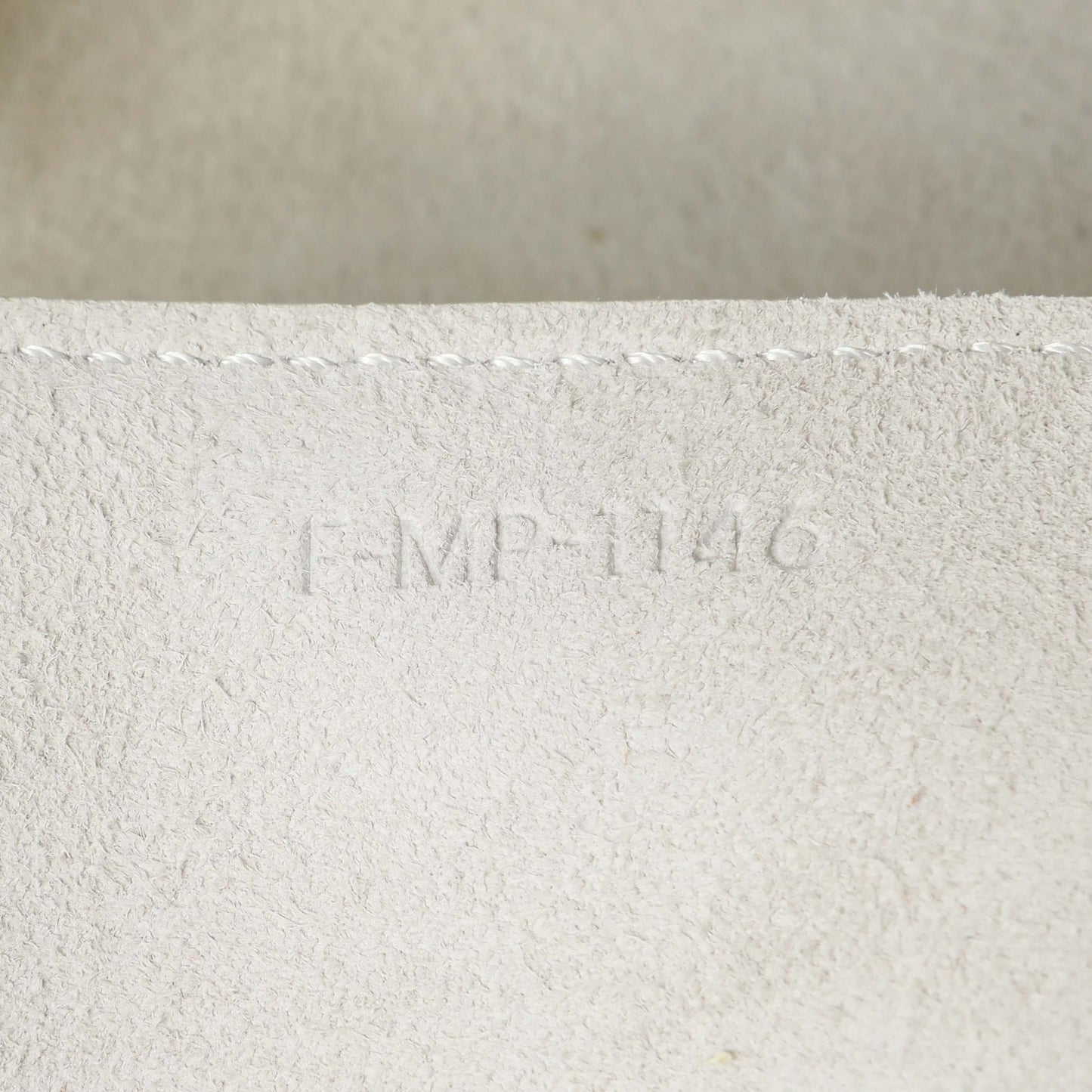 Exclusive Celine White Grained Calfskin Mini Belt Bag — Alternate View 10