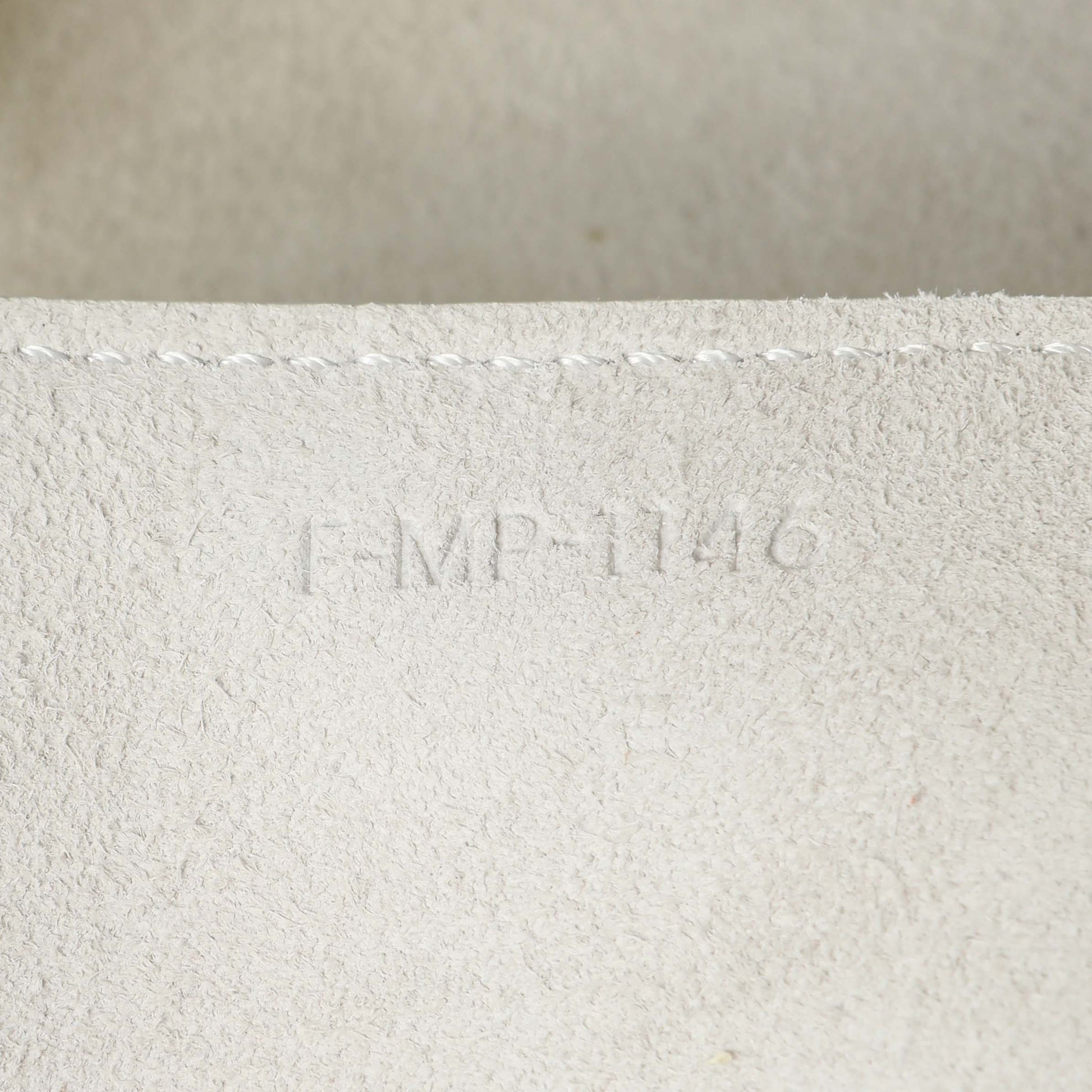 Exclusive Celine White Grained Calfskin Mini Belt Bag — Alternate View 10