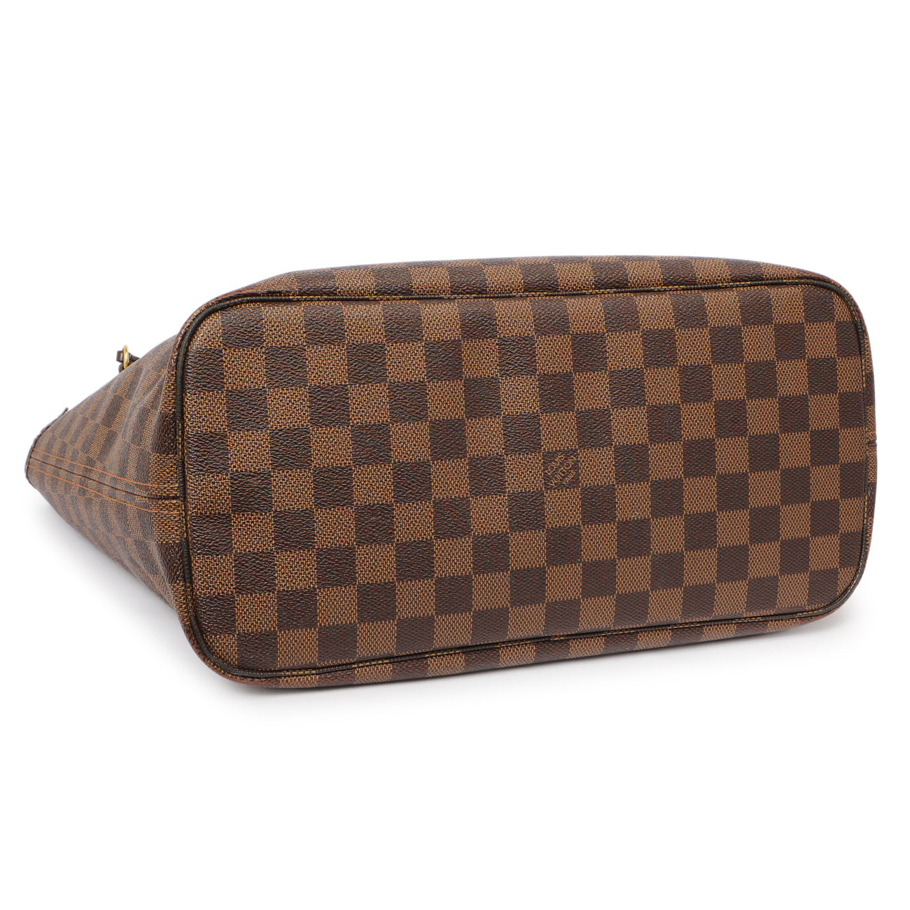 Exclusive Louis Vuitton Damier Ebene Neverfull MM — Back View