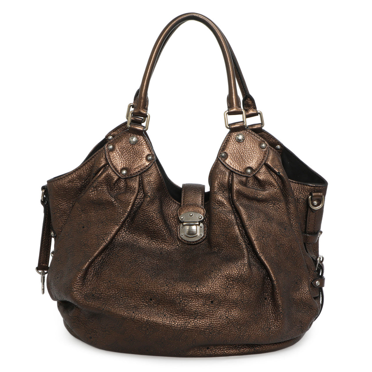 Exclusive Louis Vuitton Metallic Mordore Monogram  Mahina L — Front View