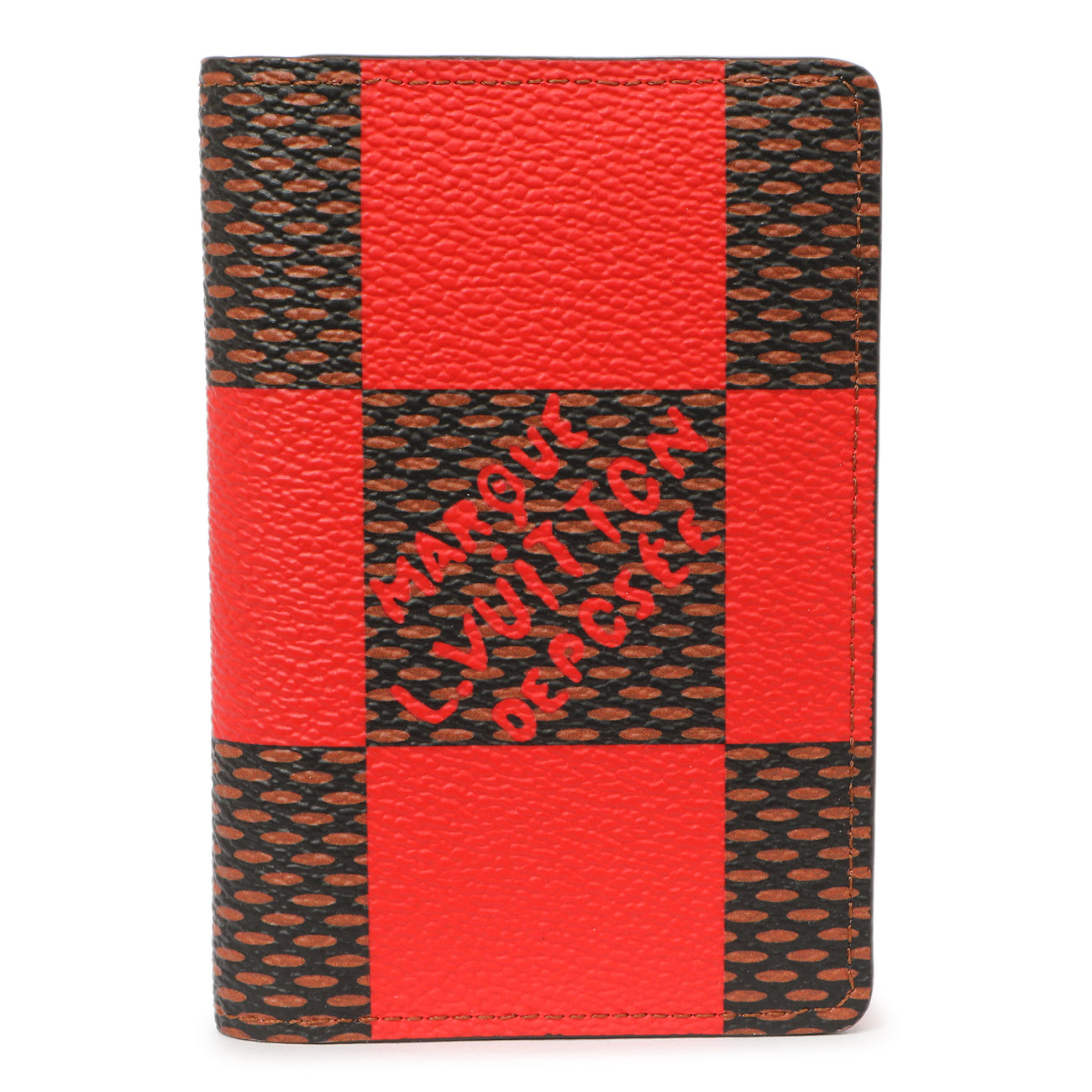 Exclusive Louis Vuitton Damier Pop Pocket Organizer — Front View