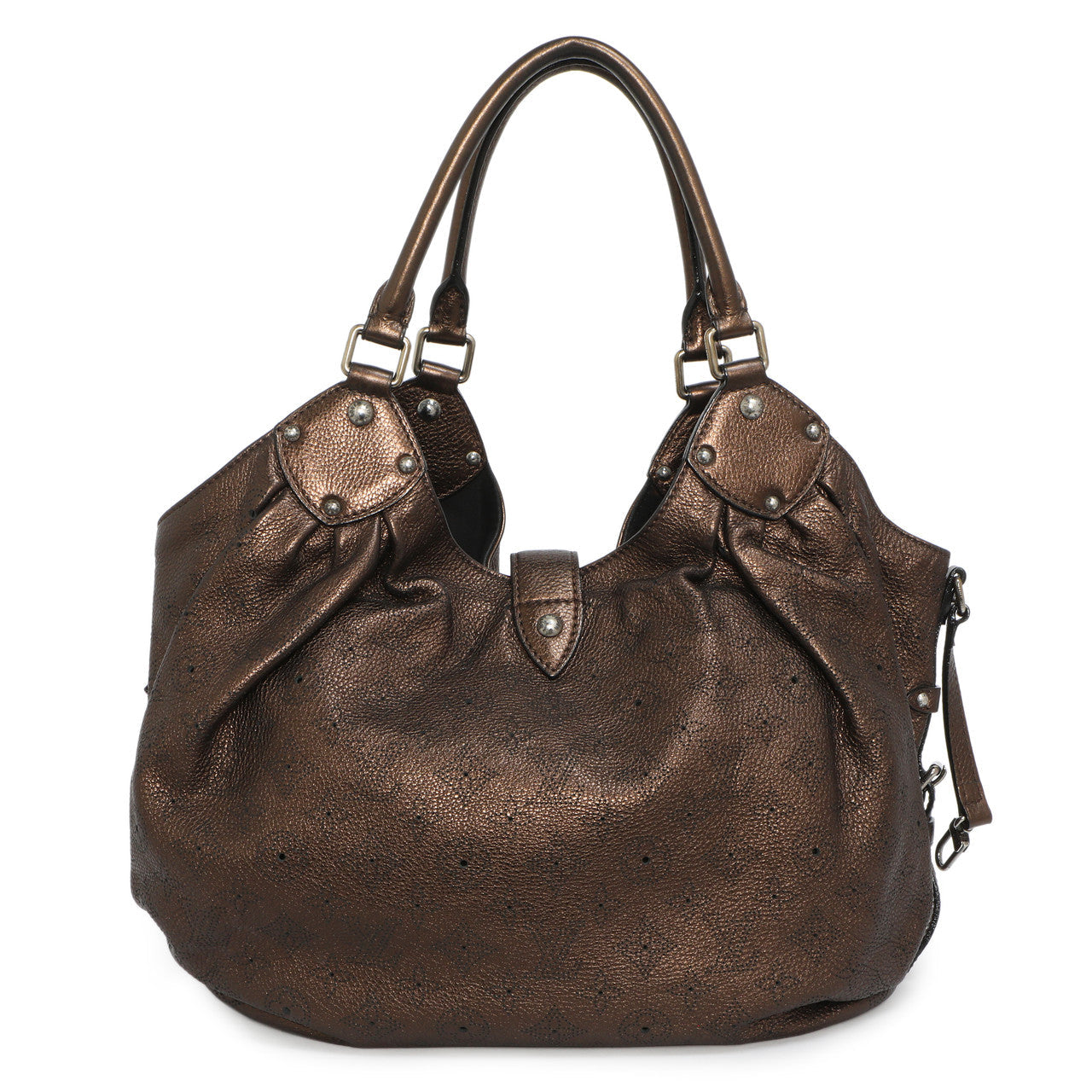 Exclusive Louis Vuitton Metallic Mordore Monogram  Mahina L — Back View