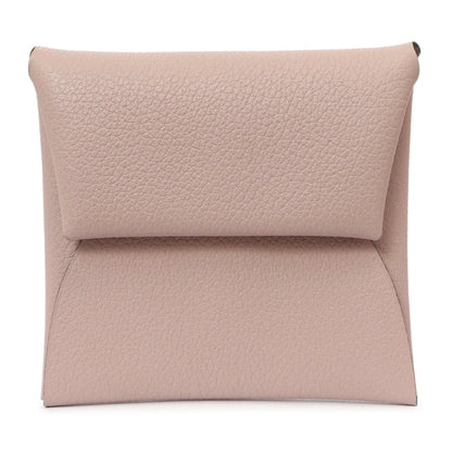 Exclusive Hermes Mauve Evercolor Bastia Coin Purse — Front View