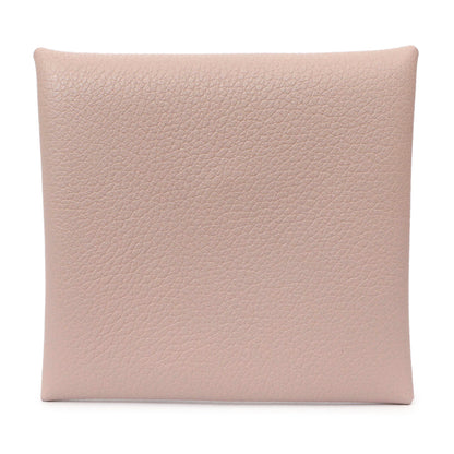 Exclusive Hermes Mauve Evercolor Bastia Coin Purse — Side View
