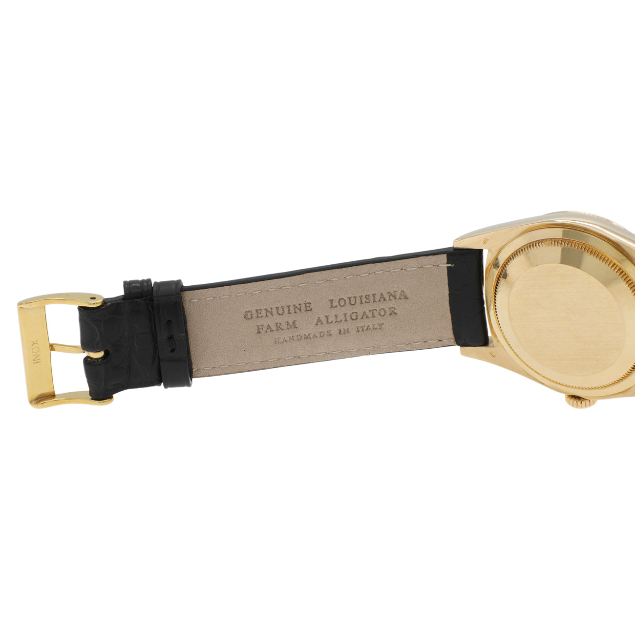 Exclusive Rolex 18K Yellow Gold Datejust 36 16238 — Top View