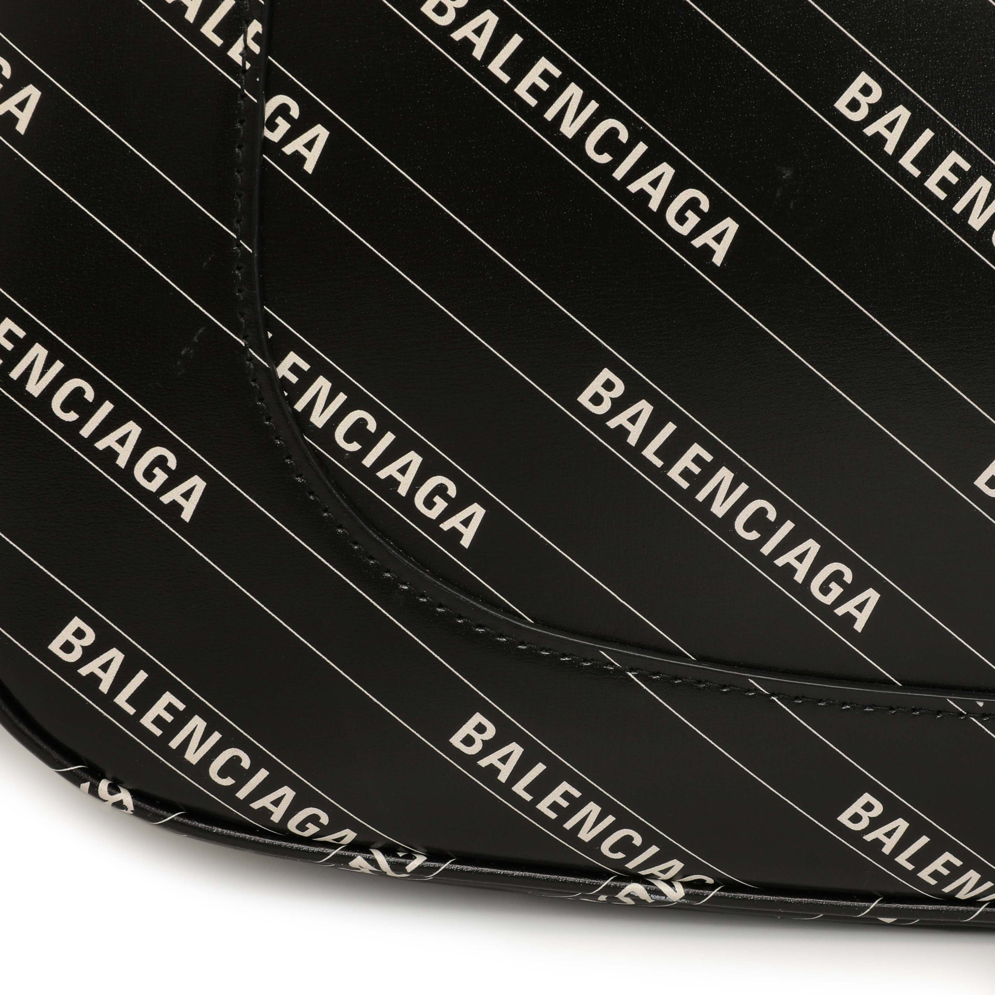Exclusive Gucci X Balenciaga Black Calfskin Logo Print Medium Jackie 1961 Hobo — Alternate View 14