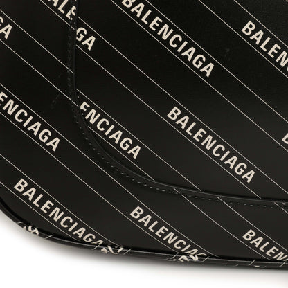 Exclusive Gucci X Balenciaga Black Calfskin Logo Print Medium Jackie 1961 Hobo — Alternate View 14