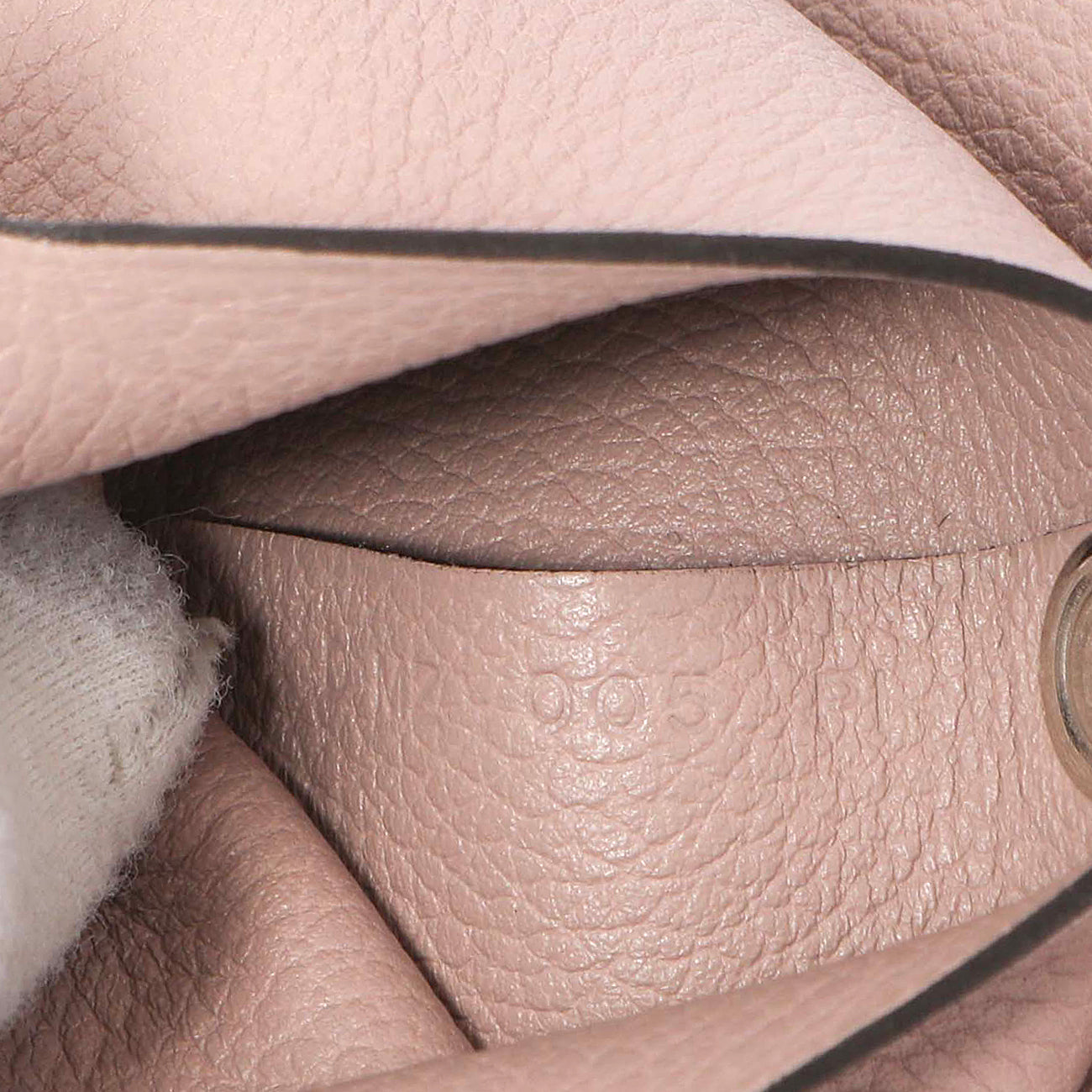 Exclusive Hermes Mauve Evercolor Bastia Coin Purse — Lifestyle View