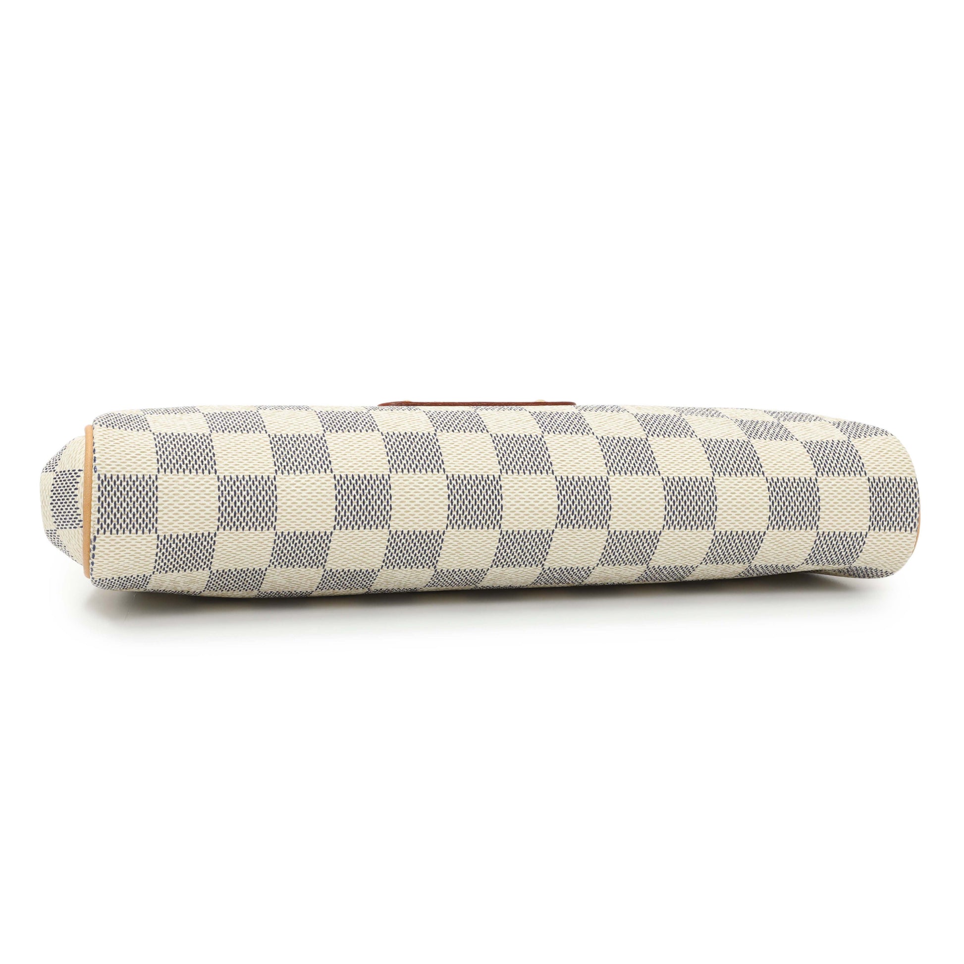 Exclusive Louis Vuitton Damier Azur Eva Clutch — Back View